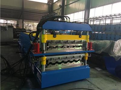 China 2 de laag verglaasde Tegelbroodje Vormt Machine met 5 Ton Handdecoiler Te koop