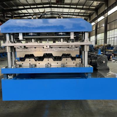 China Hydraulic Pre Cutting Floor Deck Roll Forming Machine Fully Customized for sale