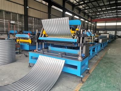 China Steel Grain Care Silo Machine Storage Rack Frame Roll Forming Machine met boogmachine Te koop