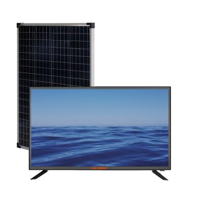 China Home TV Off Grid Rechargeable Battery TV Kit 40W Solar Panel Solar TV System with 12V Output and USB Charging Port for sale