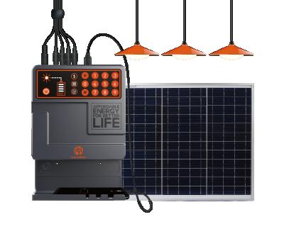 China 3 LED Lamps Mini Solar Home Lighting Kit PAYGO Global Solar Home Power System For Rural Electricity for sale