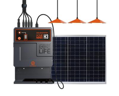 China Home solar power system with led bulbs for home lighting solar home lighting system for sale