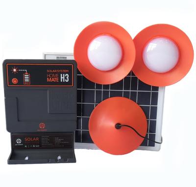 China Portable Home Energy 4 LED Lamps JUA Solar Panel Lighting Systems Mobile Home Solar Kits For Africa for sale