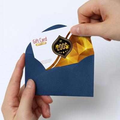 China Materials that respect the environment. OEM Logo Mini Vintage White Paper Handle Office Paper Envelope Gold Non-toxic With Glue for sale