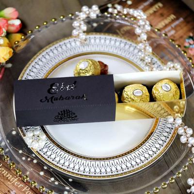 China Handmade Customize Brand Own Design Eid Wedding Gift Box Packaging Candy Box Religious Gift for sale