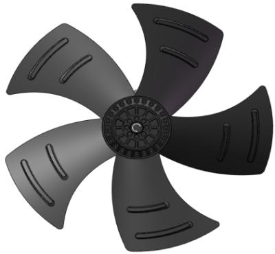 China Factory High Quality Axial Fan 5 Blades Exhaust Fan Rotor External Impeller Motor AC Axial Fans 450Mm for sale