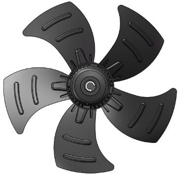 China Factory New Product 500Mm Fan Axial Ventilation Exhaust Fan High Speed ​​5 Blades Ac External Rotor Cooling Axial Fans for sale