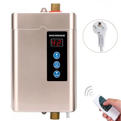 China Hotel Water Heater Instant Tankless Electric Shower Water Heater for sale