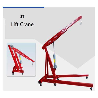 China Other Store 3ton Portable Hydraulic Foldable Motor Crane Wholesale Folding Crane for sale