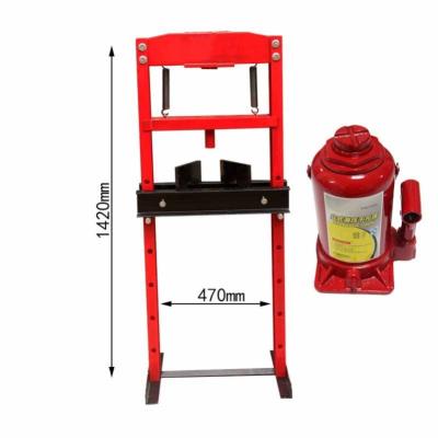 China Manual 50T hydraulic press machine price with 30 Mpa 141x55cm for sale