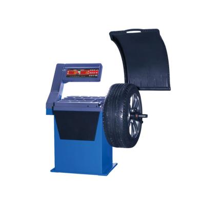 China High Performance Car / Motorcycle Tire Wheel Balancer Smart Balancing Machine CB1200 100*66*116cm for sale