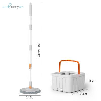 China Sustainable Cleaning Mop And Wash Bucket Set Flat Squeeze Mop Bucket For Floor Cleaning for sale