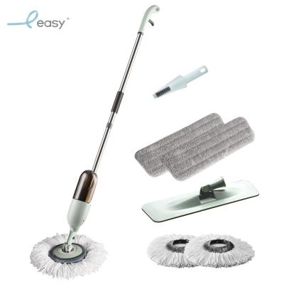 China Sustainable Top Selling Chinese Flat Microfiber Spray Mop Floor Cleaning for sale