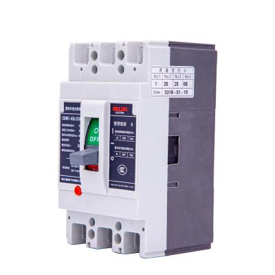 China Mccb circuit breaker 3p 4p 400v 50hz factory direct supply customized 125a 250a 630a molded case circuit breaker L for sale