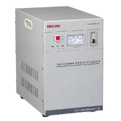 China TND 5KVA SVC Voltage Stabilizer Single Phase Servo Motor Desktop Type Auto Servo Type 12months High Precision AC Manufacturer for sale