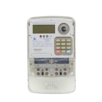 China Export product prepaid electric meter/keypad meter single phase two wire, STS prepayment meter single phase 0-999999.99 KWHs 1.0 DTS606/DDSY606 for sale