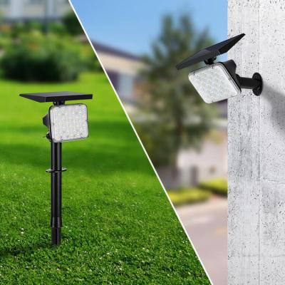 China Single Waterproof Outdoor Mount Sola Led Garden Spot Light Luces Solares Luz Solar Fteck Solar Lamp Fixtures Ip65 Wall Lamp for sale