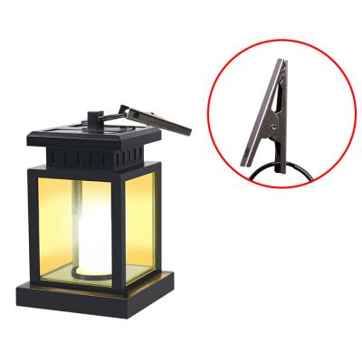 China Outdoor Garden Lantern Spotlight Easter Lamp Tabel Solar Power Flashlight Party Light with Built-in Torch for sale