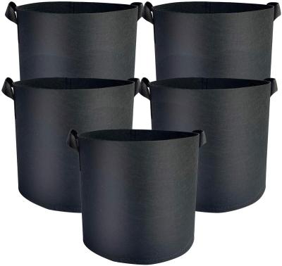 China Garden Bag Heavy Duty Thickened Vegetable Flower Plant Grow Bags Nonwoven Aeration Fabric Plant Pots for sale