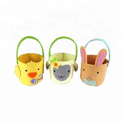 China 2018 New Promotion Storage Easter Candy Felt Basket for sale