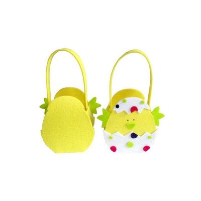 China Cheap Easter Basket OEM Manufacture Chicken Judged Easter Egg Candy Bags for sale