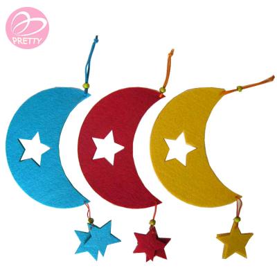 China High Quality Christmas Decoration Star Moon Wall Hanging Christmas Ornaments for sale