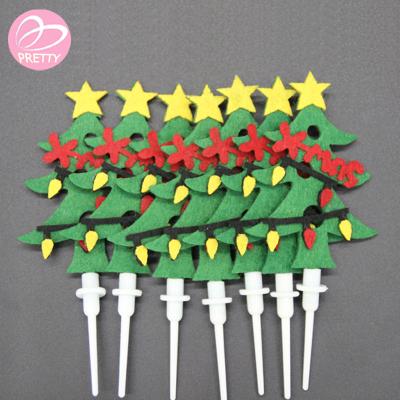 China Christmas Decoration Party Supplier Factory Hot Sale Custom Felt Christmas Cake Decoration for sale