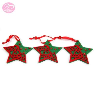 China Wholesale Cheap Christmas Decoration Christmas Decoration Gift Wool Felt Star for sale