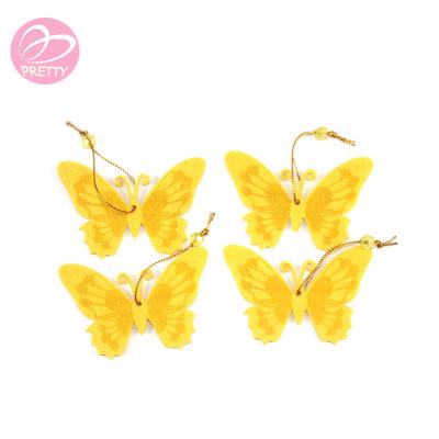 China Christmas Decoration Promotion Felt Hanging Christmas Butterfly Hanging Decoration for sale