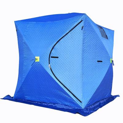 China Marine Equipment 3-4person Ice Fishing Isure Marine House Shelter Tent Portable House Automatic Fish Fishing Equipment for sale