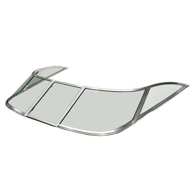 China Marine Fittings Aluminum Boat Windshield /marine Boat Windshield ISURE MARINE for sale