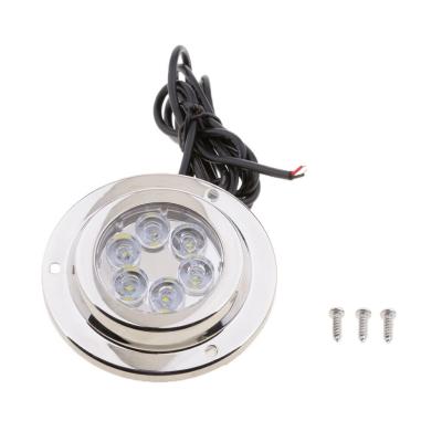 China boat& Yacht& Marine Bright Blue LED Boat Light Underwater Yacht 6 LED 12W Fishing Bulb for sale