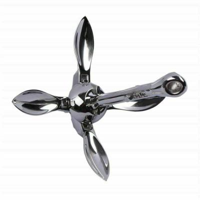 China Marine Hardware Fittings 2.5kg anchor style stainless steel traditional folding anchor, boat anchor, anchor shape china for sale