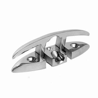 China boat& Yacht& Boat stainless steel folding cleat for marine stainless steel cleats / for boats / stainless steel cleats for sale