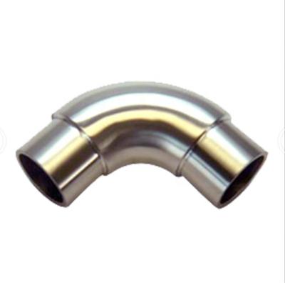 China boat& Yacht& Boat Stainless Steel Tube Connector Elbow Pipe Boat Handrail Fitting for sale