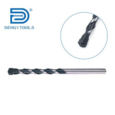 China Masonry Slag Stone Drilling DEHUI Online Products 45-51 HRC Cheapest Concrete Marble Rock Drill Bit W Groove For Masonry for sale