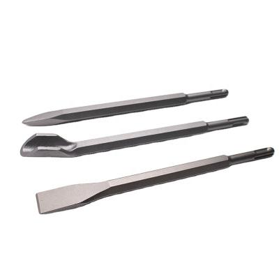 China Dehui Tools Point Chisel 14x250x3.2mm Hex Body For Breaking Masonry Slag Stone 14x250x3.2mm for sale