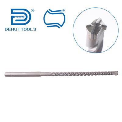 China Industrial Drilling Low Wearout 12X280mm X-tip SDS-Max Drill Bits For Industrial Drilling for sale