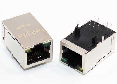 China 90 Degree Ethernet PoE RJ45 Jack 1 x 1 Port -40℃ - 70℃ Operating Temperature Range for sale