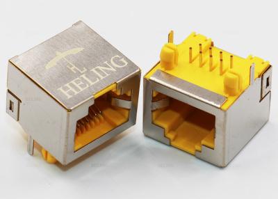 China Modularer Verbindungsstück-Vorsprung PWB-Berg-RJ45 8P8C herauf Klinken-Richtung für LAN-Netz zu verkaufen