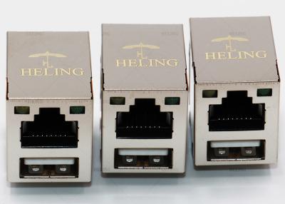 China Messing abgeschirmtes Staplungs-USB HDMI RJ45, Laptop RJ45 mit USB-Verbindungsstück zu verkaufen