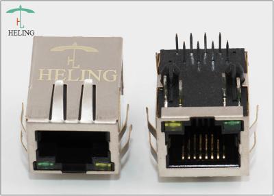 Chine LAN Jack des positions RJ45 des hub 8 de réseau avec le connecteur bas de Magnetics de 100 T à vendre