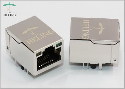 Chine Magnetics intégré par le connecteur femelle du trou RJ45 pour des dispositifs de mise en réseau à vendre