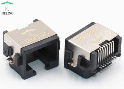 中国 相殺される/突出部分SMT PCB RJ45ジャックのモジュラー ネットワークRJ45 PCBのコネクター 販売のため