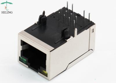 Chine Augmentez la projection RJ45 100Base T, le connecteur RJ45 de 100M 1 x 1 avec le Magnetics à vendre