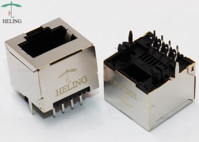 Chine THT/IMMERSION montant RJ45 vertical Jack, étiquette d'adaptateur de l'Ethernet RJ45 vers le haut de la direction de verrou à vendre