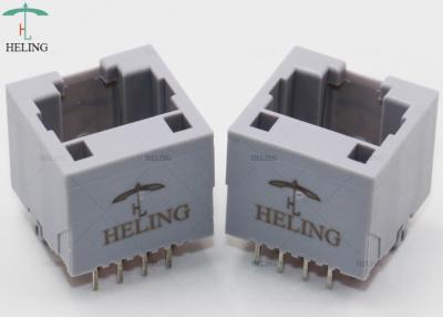 China 1 Hafen RJ45 Verbindungsstück-durch - Loch-Art MJ88-G011-PN2 Lan Jack 8P8C modulare zu verkaufen