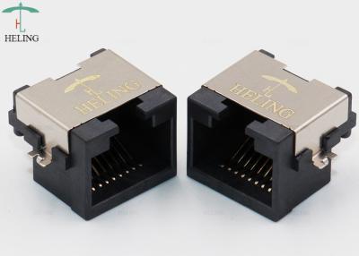 China VORMONTIERTE Hafen abgeschirmte RJ45 SMT-Art MJ88G-B011-HLRV5 Verbindungsstück Lan Jack 8P8C modulare zu verkaufen