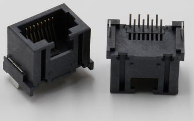 China 8P8C Grad RJ45 modularer Jack For Network Switches der Vertikalen-180 zu verkaufen