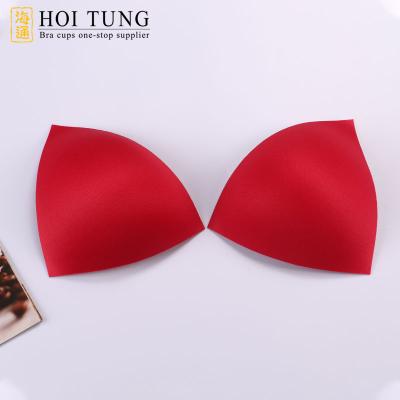 China High Quality Memory Foam Bra Cup 219 Triangle Bra Pads Support Cups Lift Up Insert Pads For Women Bra for sale